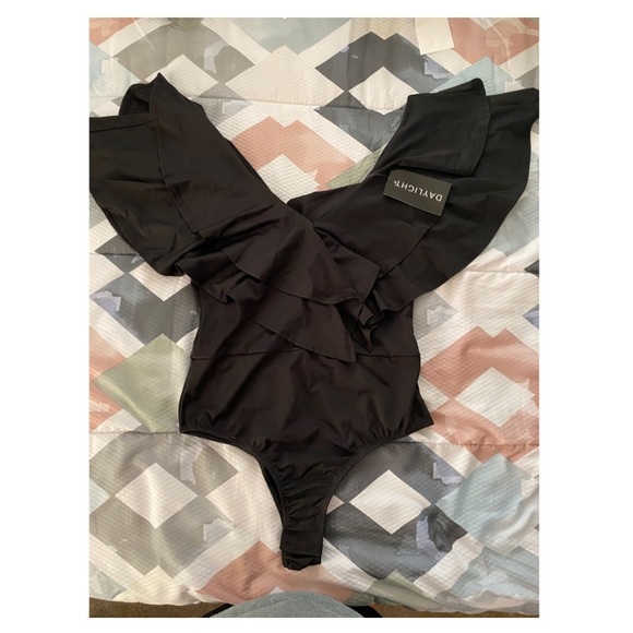 🌵~ Knit bodysuit/swimsuit (black) ✨ daylight - Picture 2 of 5